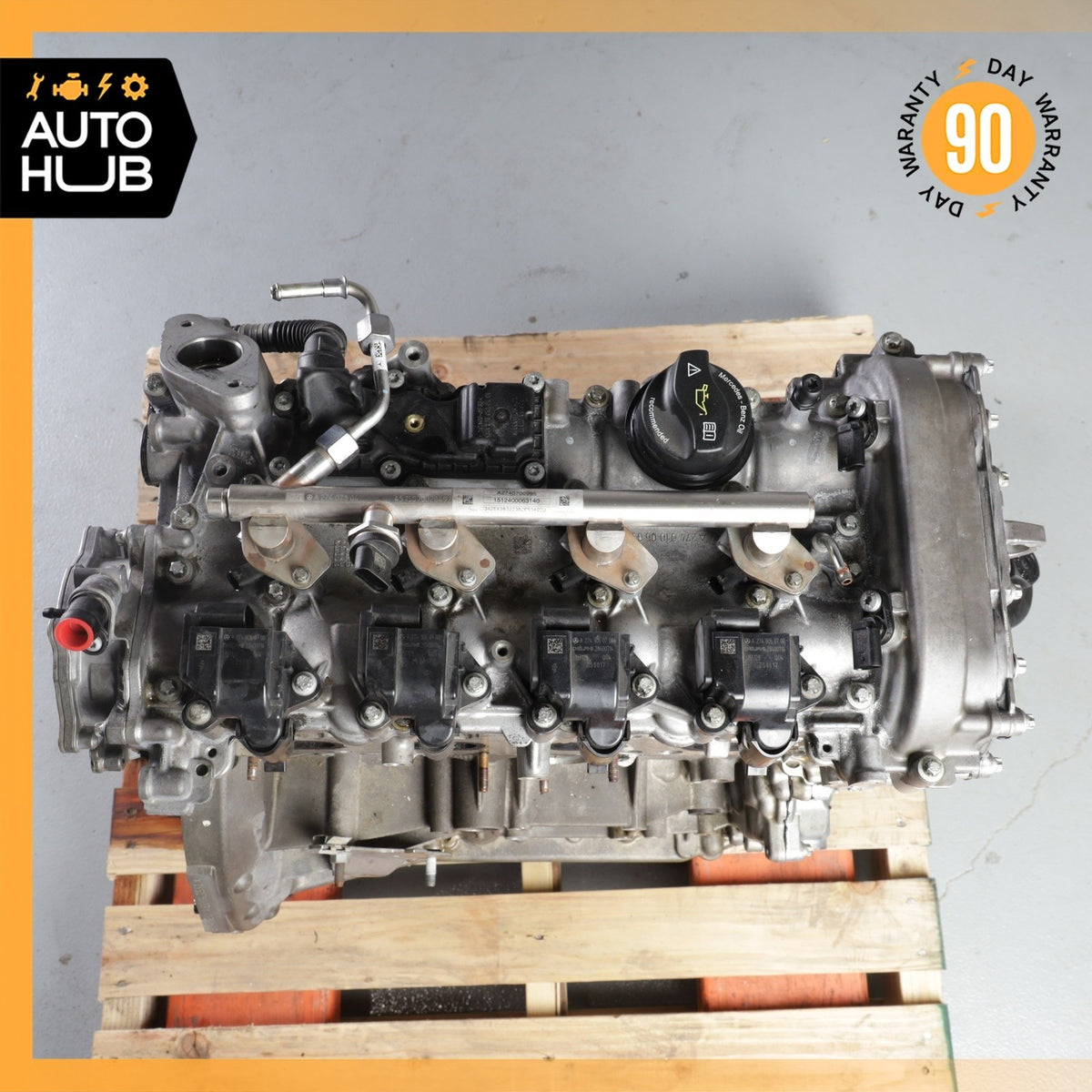 15-20 Mercedes W205 C300 E300 RWD M274 2.0L Engine Motor Assembly 274.920 OEM - photo 5