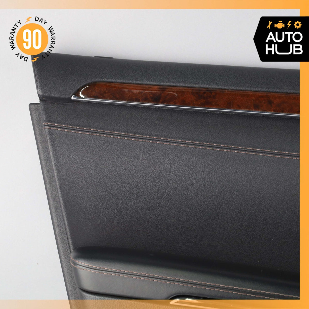 10-13 Mercedes W221 S63 AMG S550 Front Left Side Interior Door Panel Black OEM - photo 3