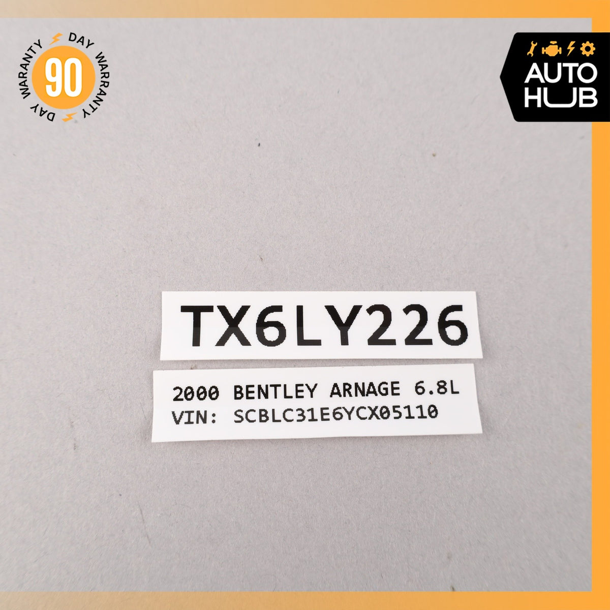 00-02 Bentley Arnage Wheel Center Hub Cap Cover OEM 30k - photo 12