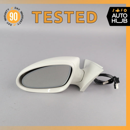 07-09 Mercedes W221 S550 S600 Left Driver Side Rear View Door Mirror White OEM - photo 1