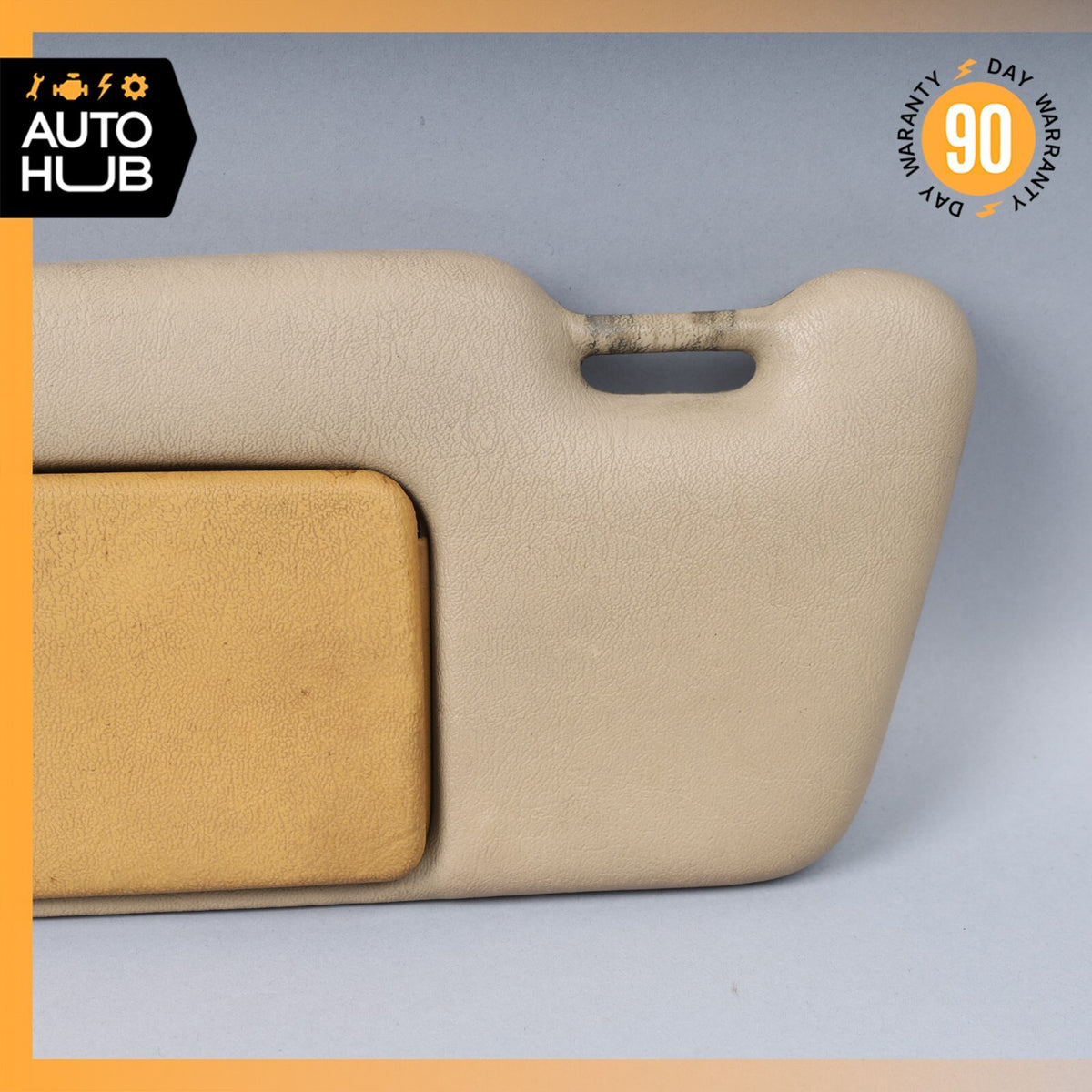 90-02 Mercedes R129 SL500 300SL Left Driver Side Sun Visor Sunvisor Beige OEM - photo 2