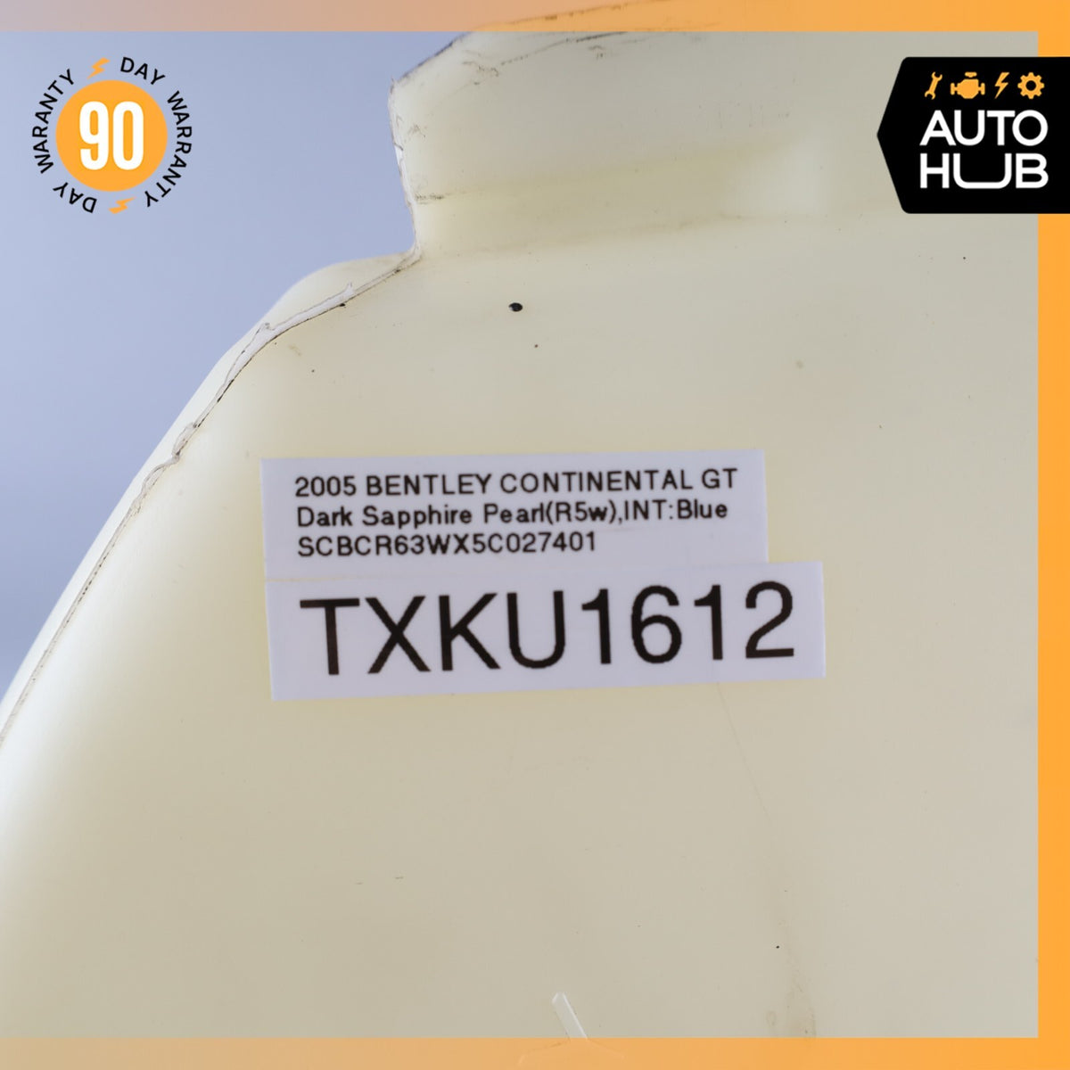 Bentley Continental GT Windshield Washer Fluid Tank Bottle Reservoir OEM 65k - photo 11