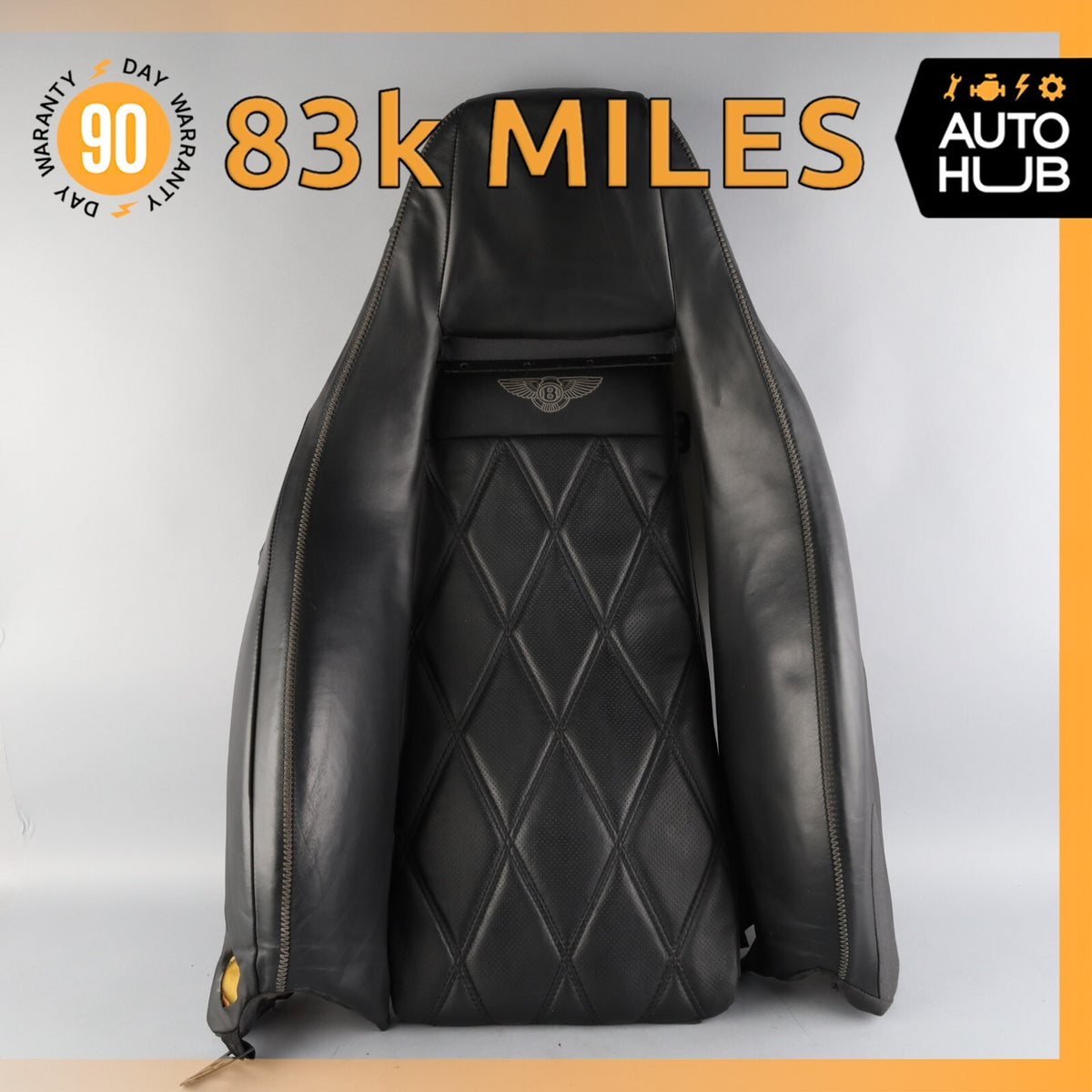 09-11 Bentley Continental GTC Speed Right Side Top Upper Seat Cushion OEM 83k - photo 1