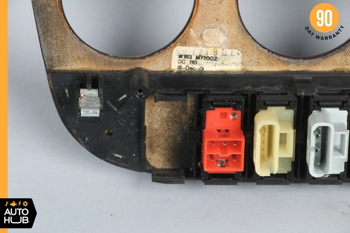 02-05 Mercedes W163 ML320 ML350 ML500 Center Console Trim Bezel Wood OEM - photo 10