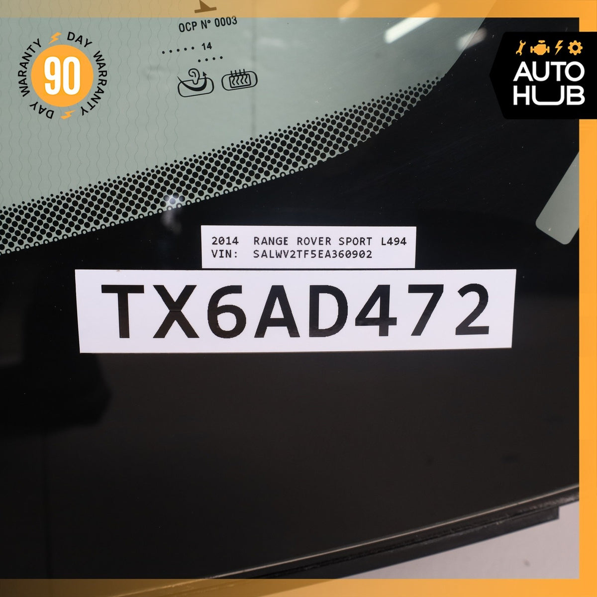 14-17 LR Range Rover Sport L494 Front Windshield Windscreen Window Glass OEM - photo 18