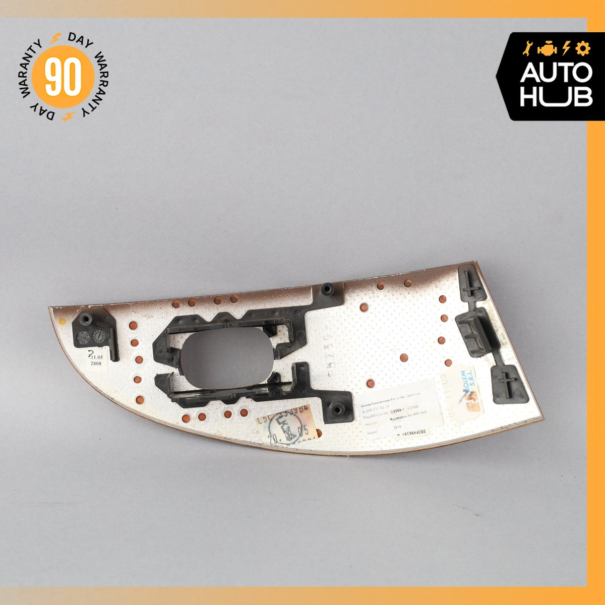 06-09 Mercedes W209 CLK550 CLK350 Right Side Window Switch Trim Wood OEM - photo 5