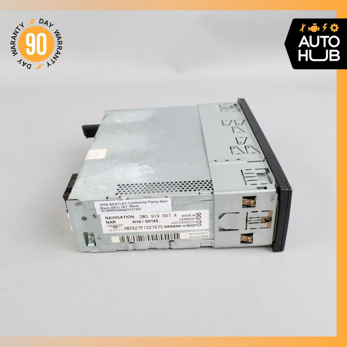 03-06 Bentley Continental Flying Spur GT Navigation CD Disc Player GPS OEM 67k - photo 5