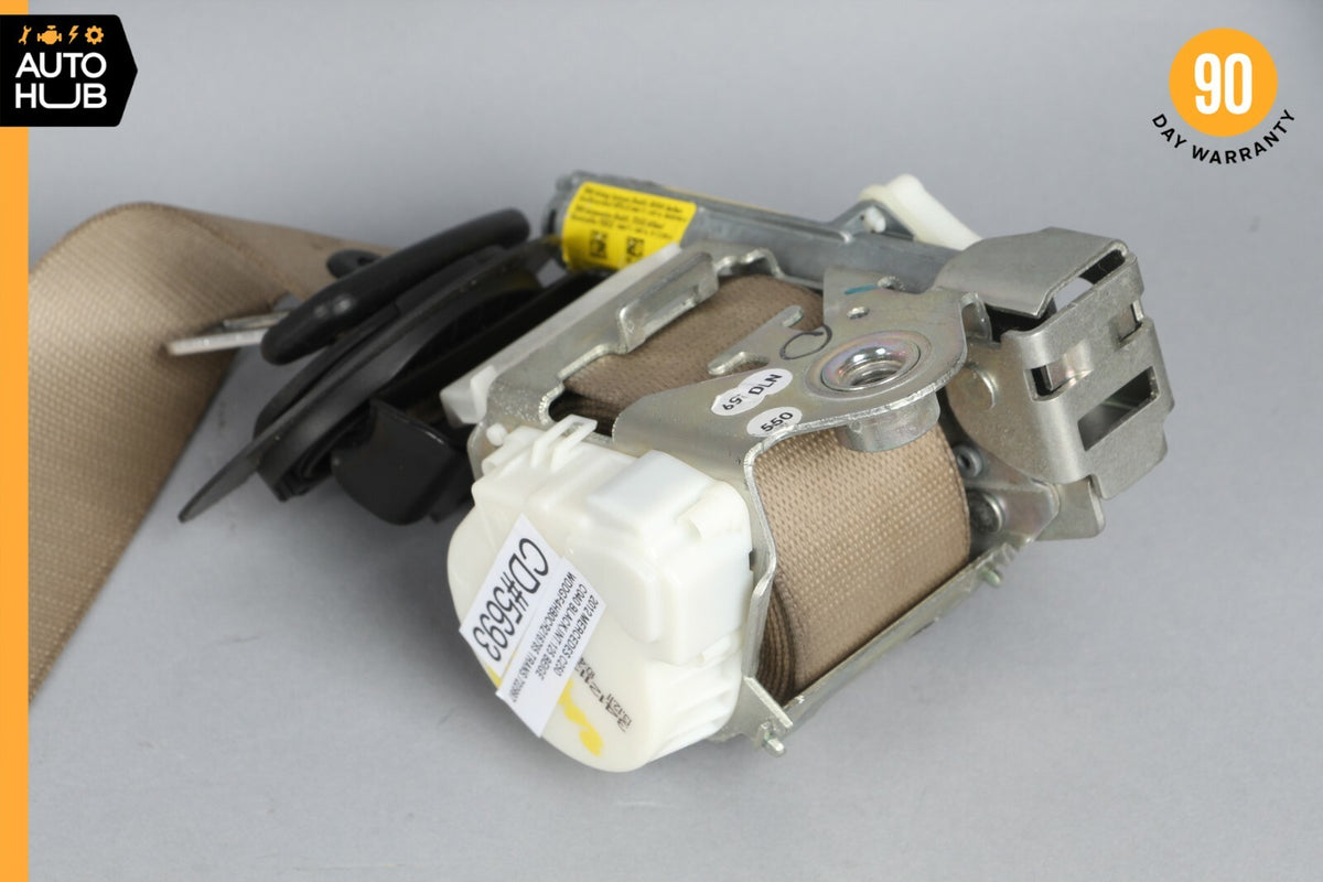 08-14 Mercede W204 C250 C300 C350 Front Right Passenger Seat Belt Beige OEM 80k - photo 10