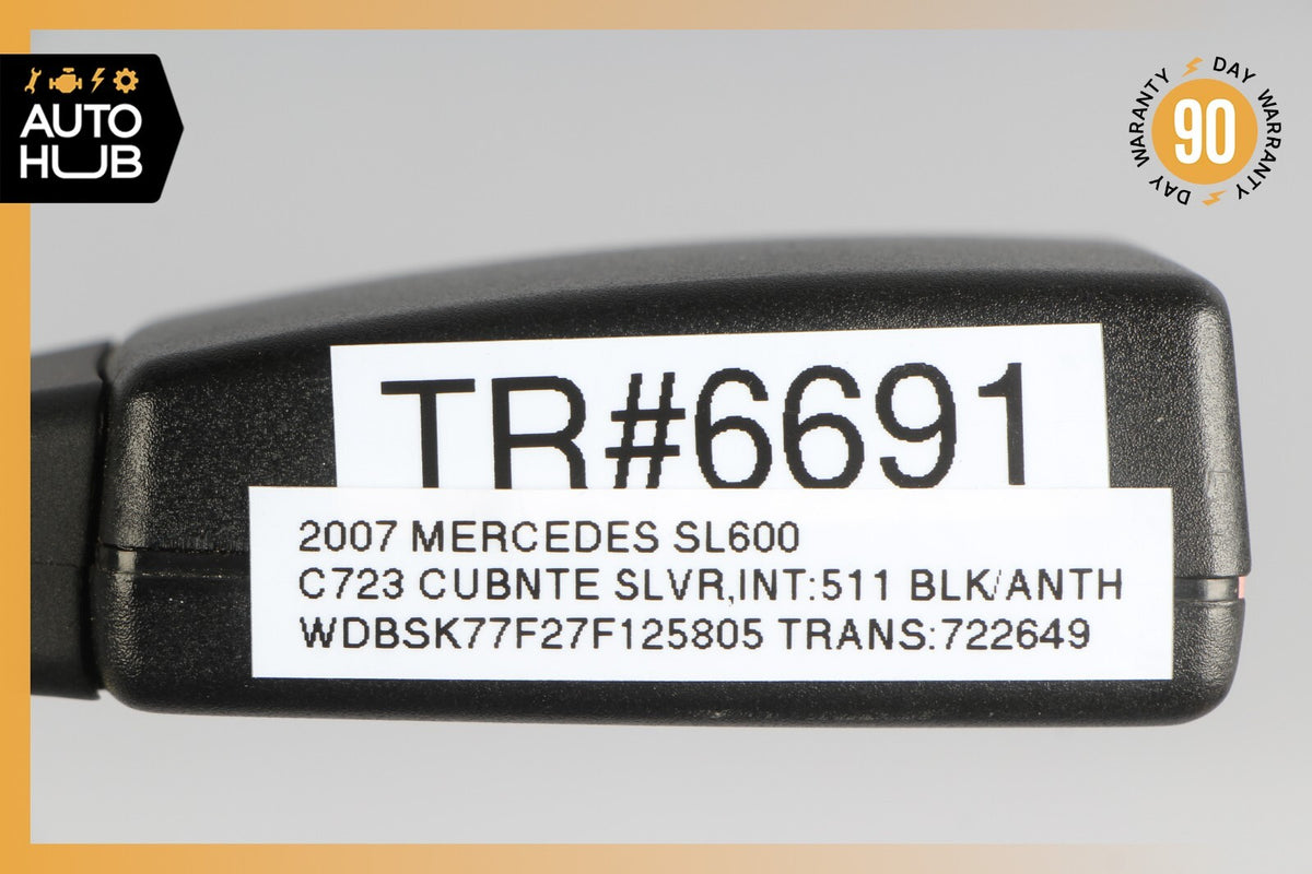 03-08 Mercedes R230 SL600 SL55 AMG SL550 Left or Right Seat Belt Buckle OEM - photo 10