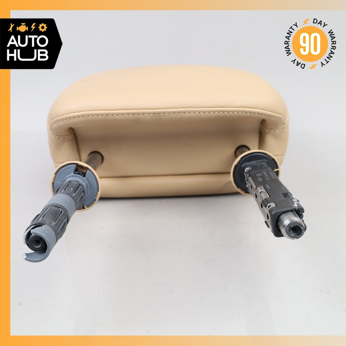 11-14 Porsche Cayenne 958 Hybrid S Front Left Side Headrest Head Rest Beige OEM - photo 8