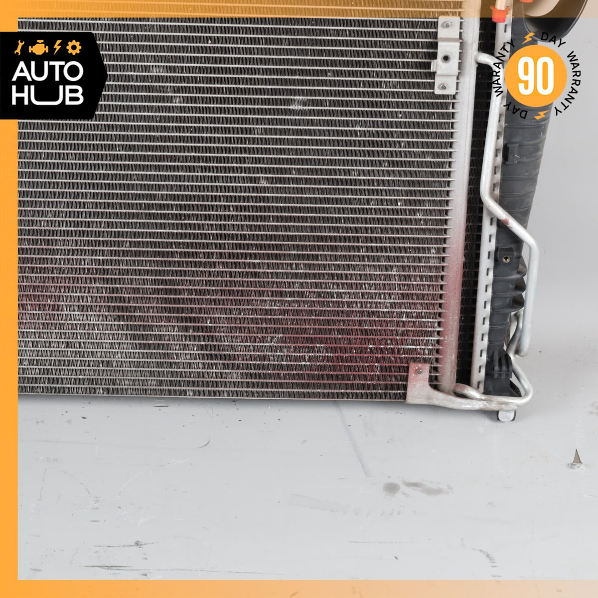 03-06 Mercedes R230 SL500 Engine Cooling Radiator AC A/C Condenser OEM - photo 4