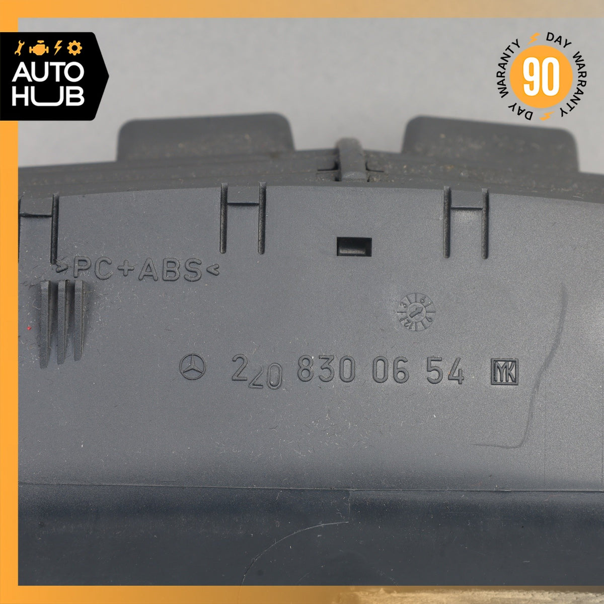 03-06 Mercedes W215 CL500 CL55 AMG Rear Center Console AC A/C Air Vent Black OEM - photo 11