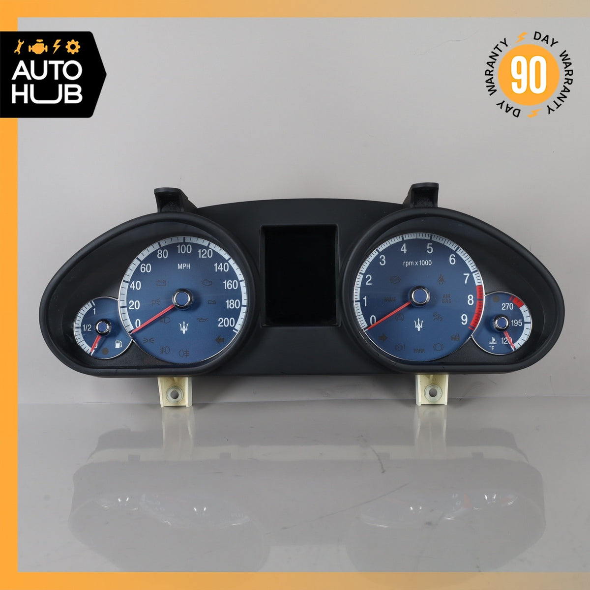 04-08 Maserati Quattroporte M139 4.2L Instrument Cluster Speedometer OEM 84k - photo 2