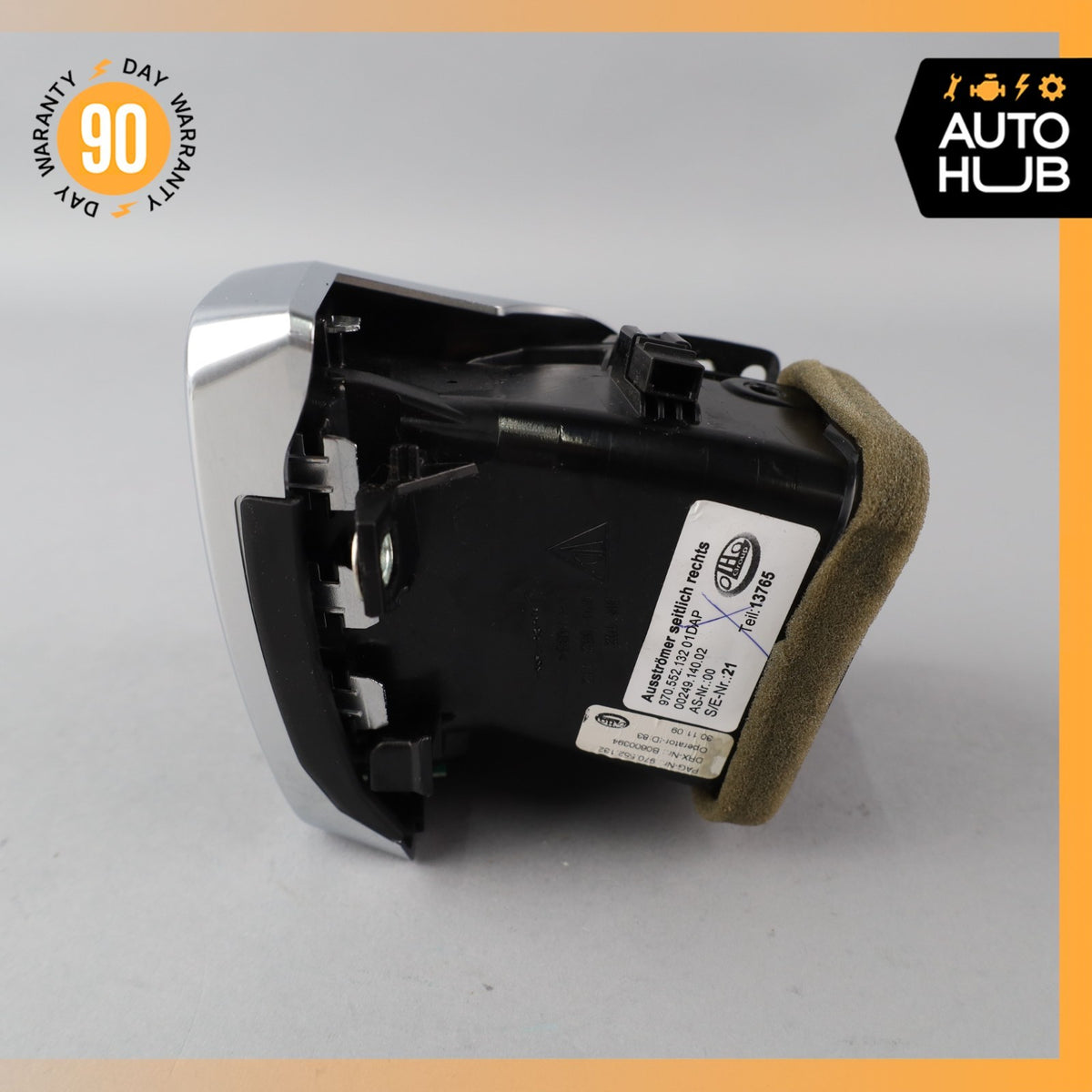 Porsche Panamera 970 Front Right Dashboard AC A/C Outer Air Vent OEM - photo 2