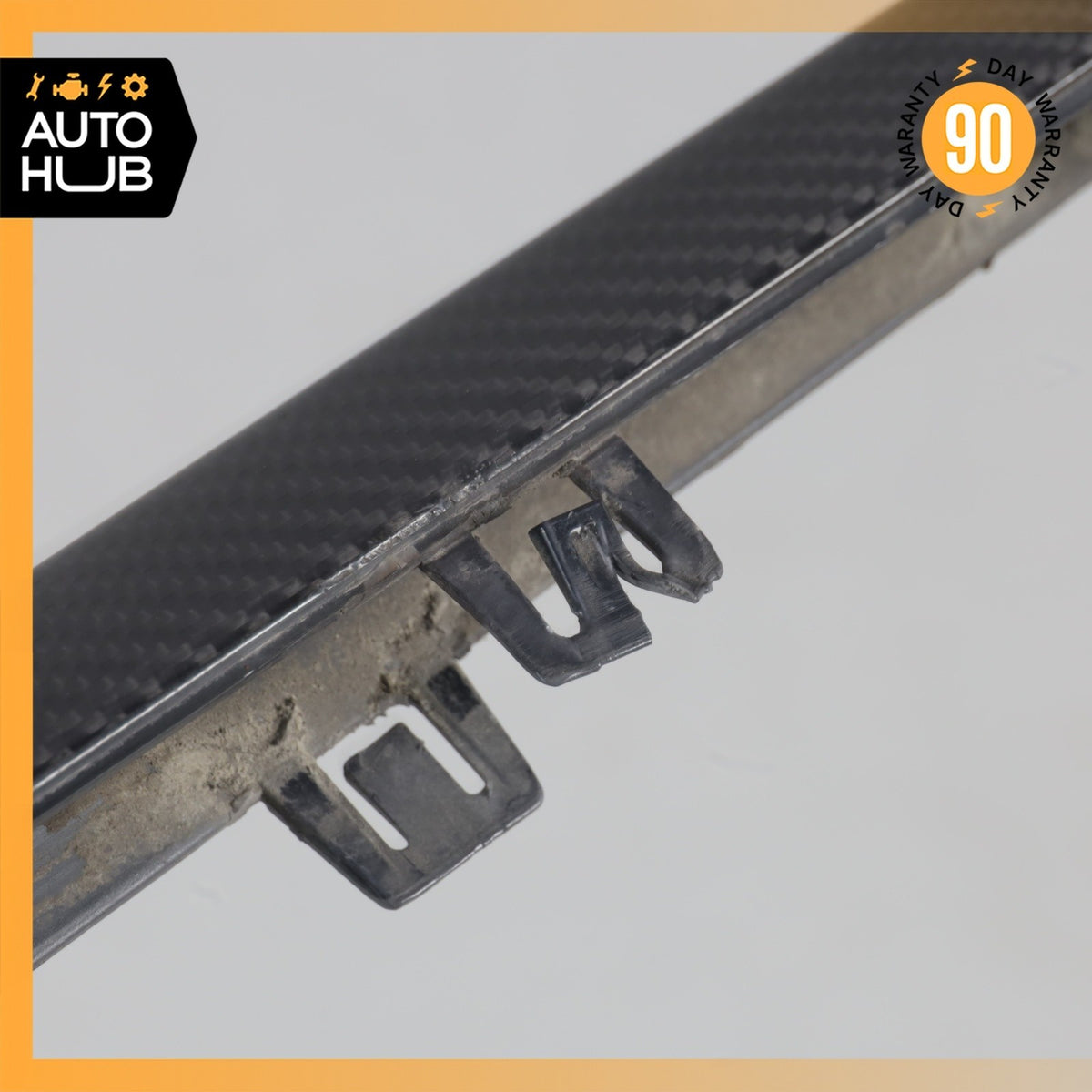 14-20 Mercedes W222 S65 Rear Right Skirt Rocker Panel Molding Trim Carbon OEM - photo 17