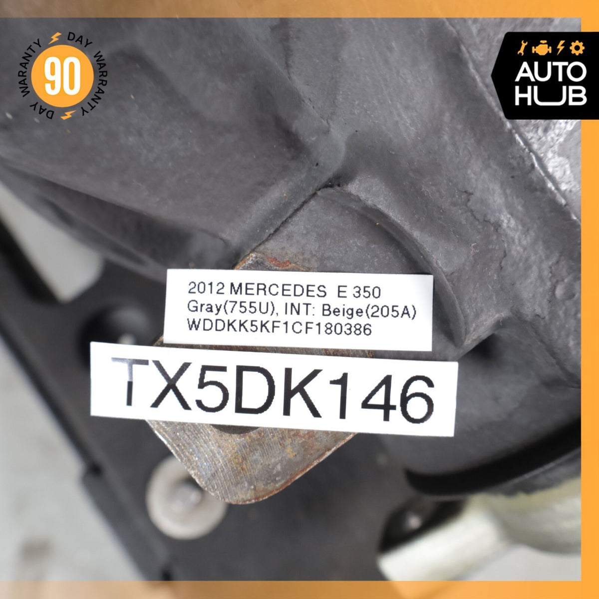 08-16 Mercedes W207 E350 E400 C350 Rear Differential Diff Axle Carrier 2.82 OEM - photo 15