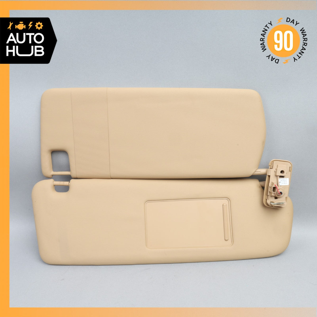 15-18 Porsche Cayenne 958 Sun Visor Sunvisor Front Right Beige 7P5857552P OEM - photo 1