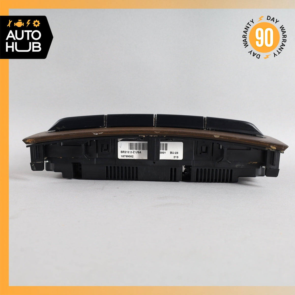 14-17 Mercedes W212 E250 E550 A/C AC Heater Climate Control Switch Wood OEM - photo 6