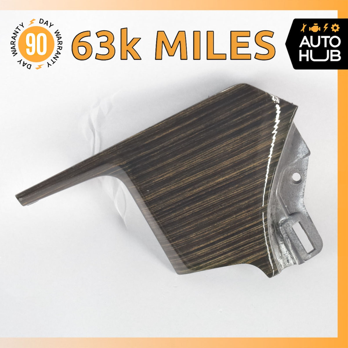 12-20 Tesla Model S Front Dashboard Center Cover Panel Trim Wood OEM 63k - photo 1