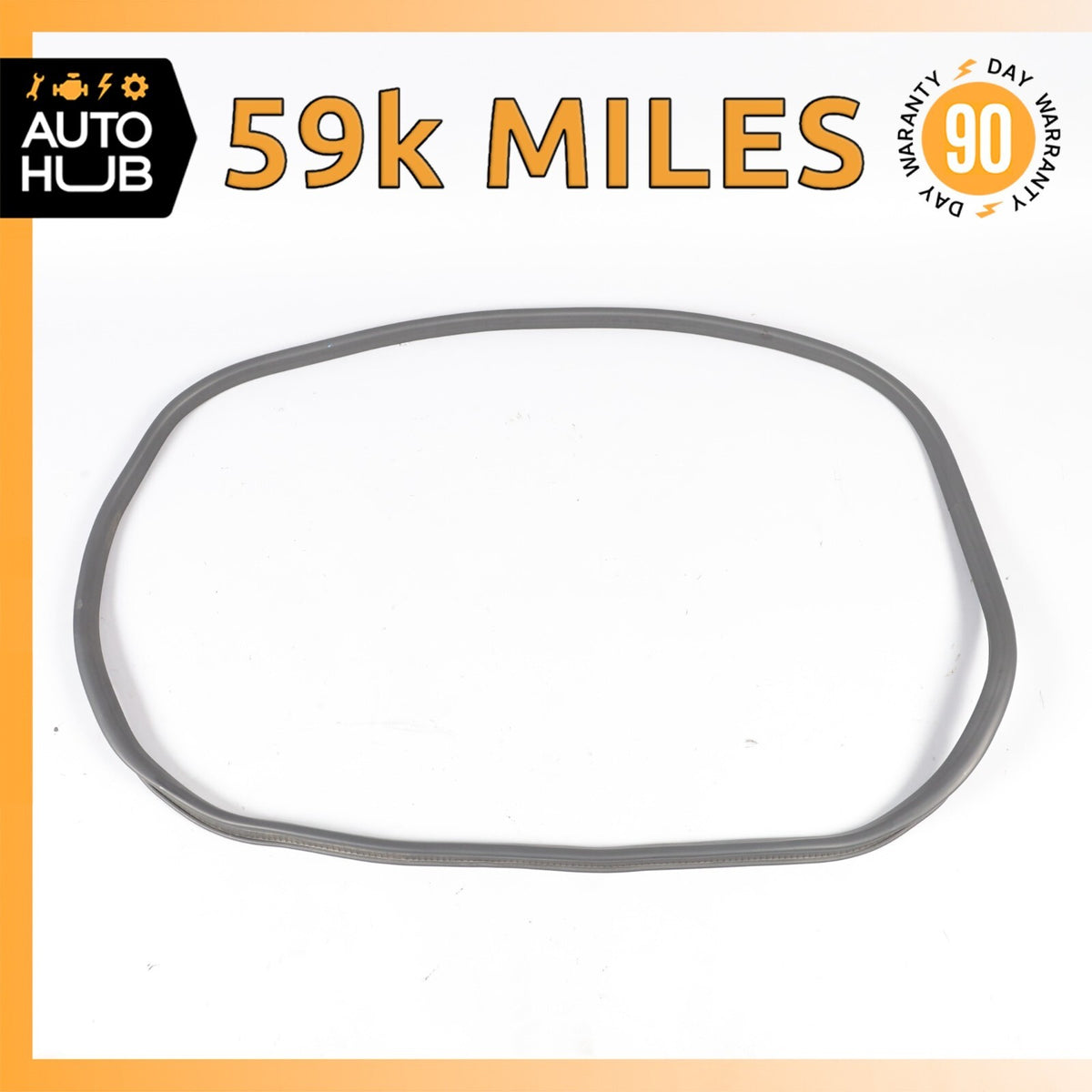 07-12 Bentley Continental GTC Convertible Trunk Lid Cover Seal Rubber OEM 59k - photo 1