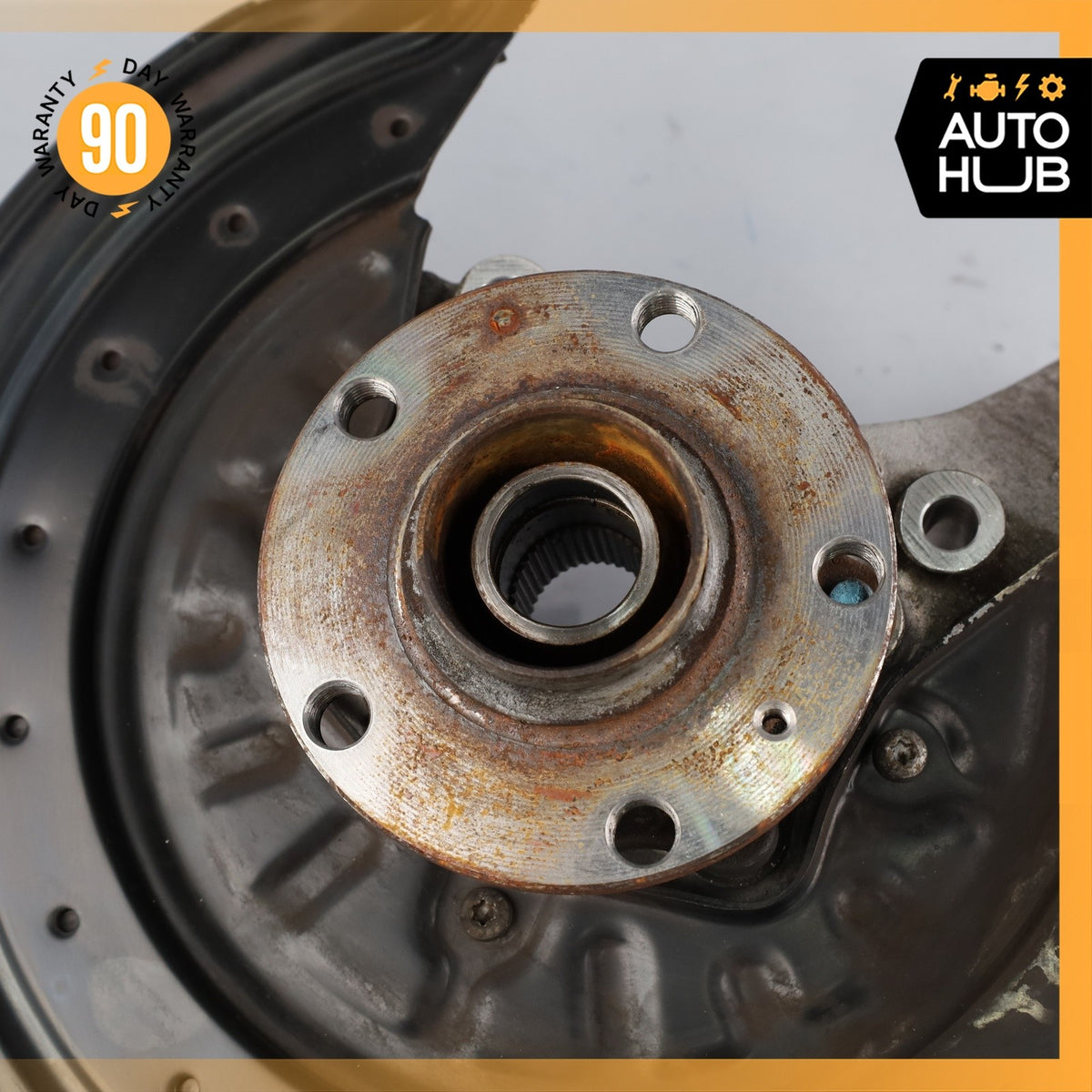 07-12 Bentley Continental GTC Rear Left Side Spindle Knuckle Hub OEM 43k - photo 6