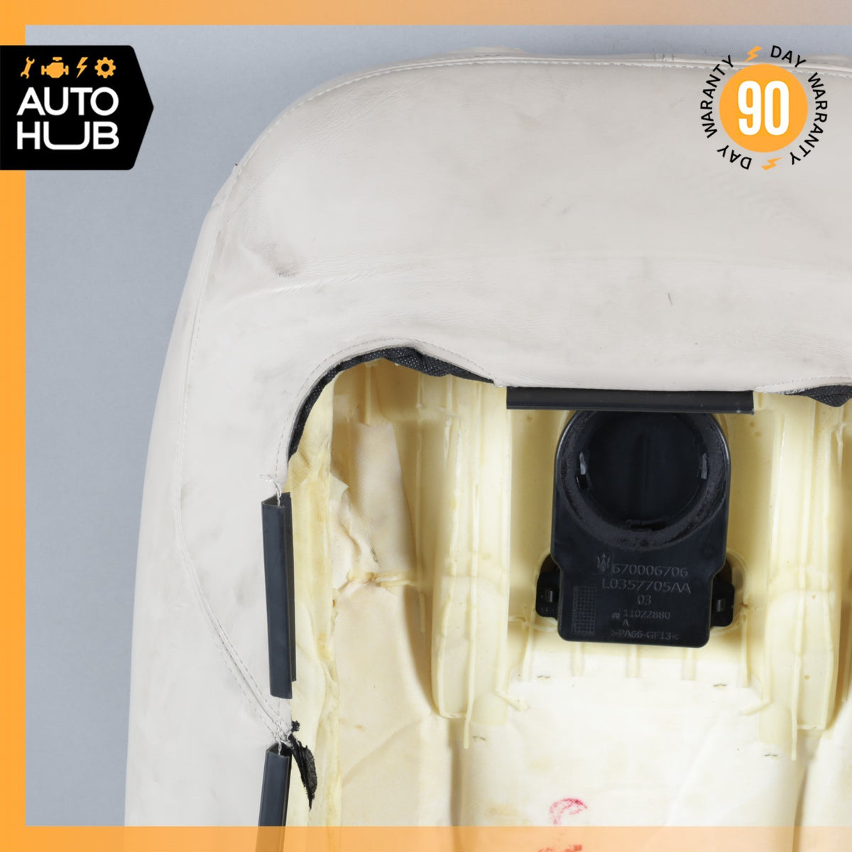 14-17 Maserati Quattroporte M156 GTS Front Left Side Top Upper Seat Cushion OEM - photo 13