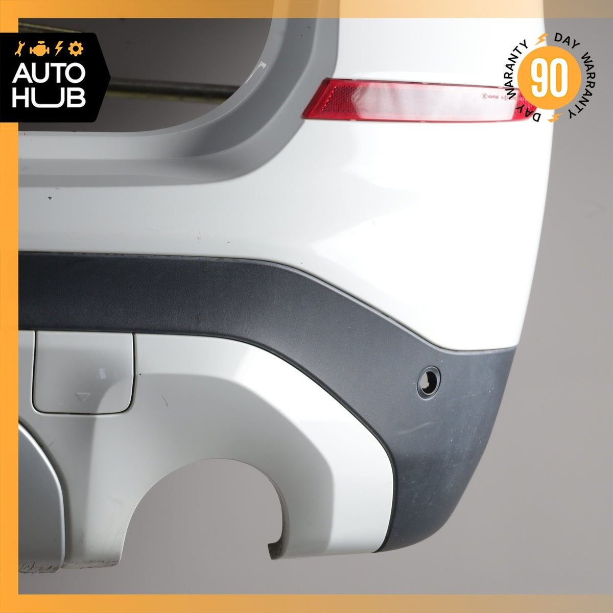 18-21 BMW G01 X3 Rear Bumper Cover Assembly White OEM - photo 3