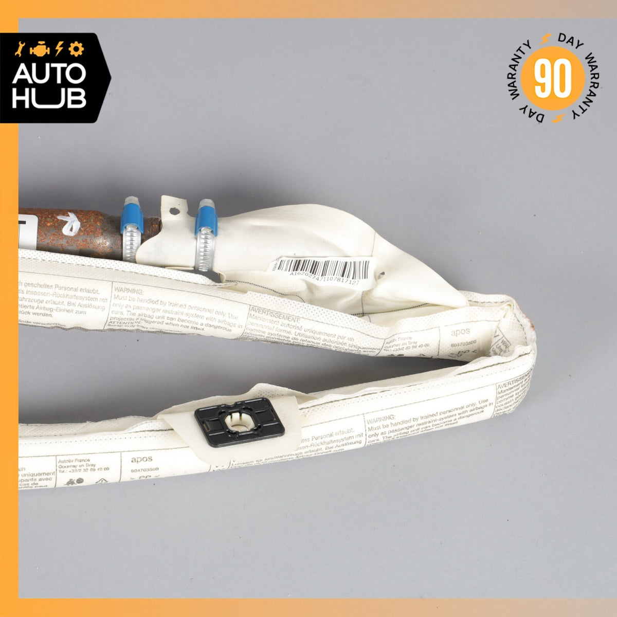 08-14 Mercedes W204 C300 C350 Roof Curtain Air Bag Right Passenger Side OEM - photo 11