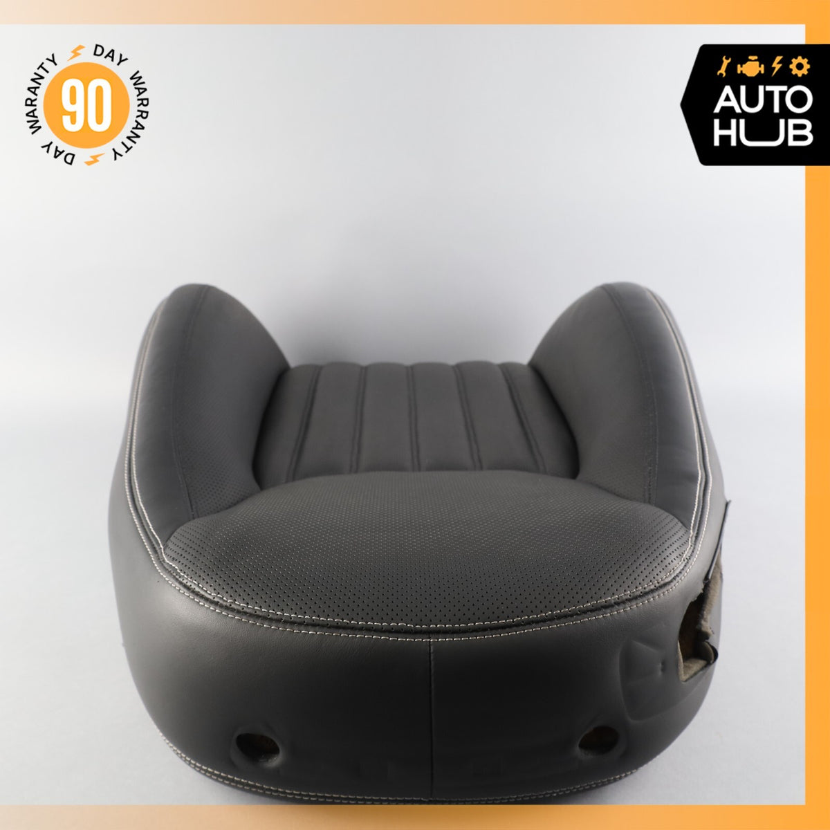 09-12 Mercedes R230 SL550 Top Upper Seat Cushion Right Side Nappa Black OEM 37k - photo 13