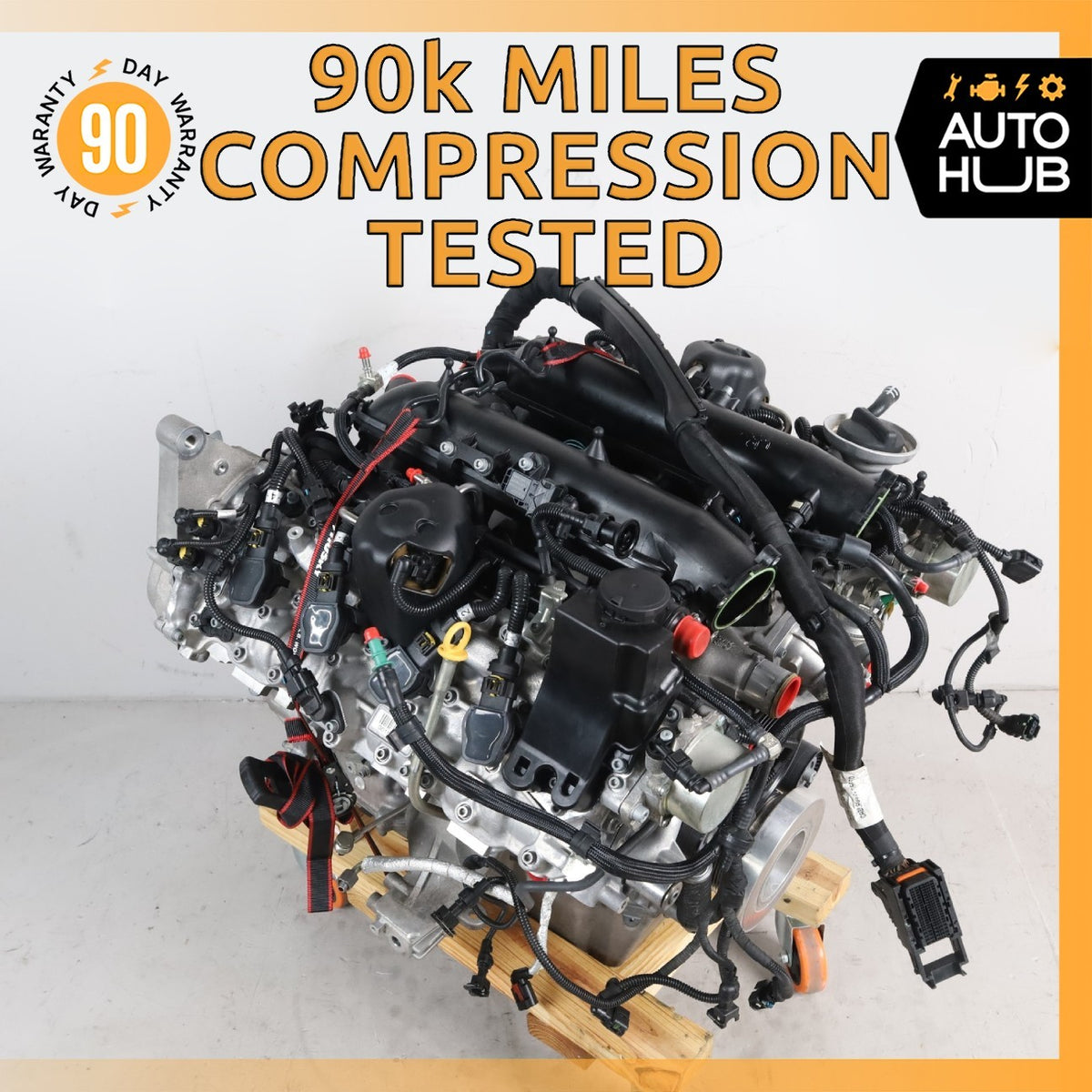 14-20 Maserati Quattroporte M156 GTS F154 3.8L V8 Engine Motor Assembly OEM 90k - photo 1
