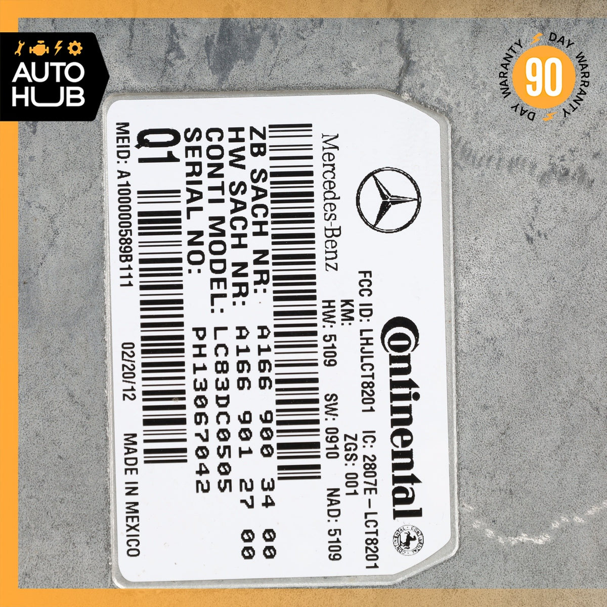 Mercedes W212 E350 CLK350 CLS500 S550 Voice Communication Control Module OEM - photo 9