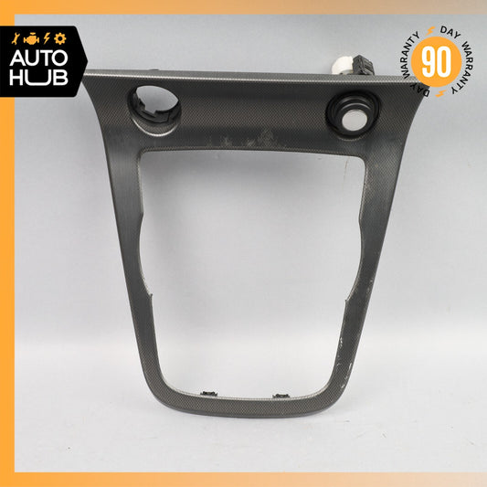 14-20 Jaguar X152 F-Type Center Console Shifter Bezel Trim Dark Aluminium OEM - photo 1