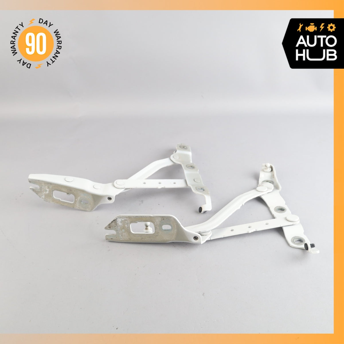 Audi S5 Convertible Trunk Boot Left & Right Lid Hinge Set White OEM - photo 7