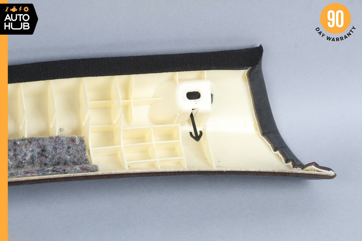 07-14 Mercedes W216 CL63 AMG CL550 A-Pillar Trim Front Left Black 2166901325 OEM - photo 8