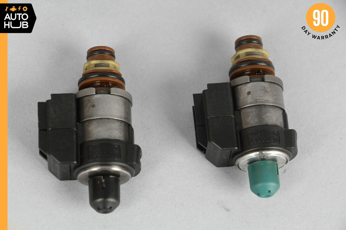 Mercedes R350 CL550 722.9 Transmission Solenoid Valve Blue & Black Caps Set of 8 - photo 5