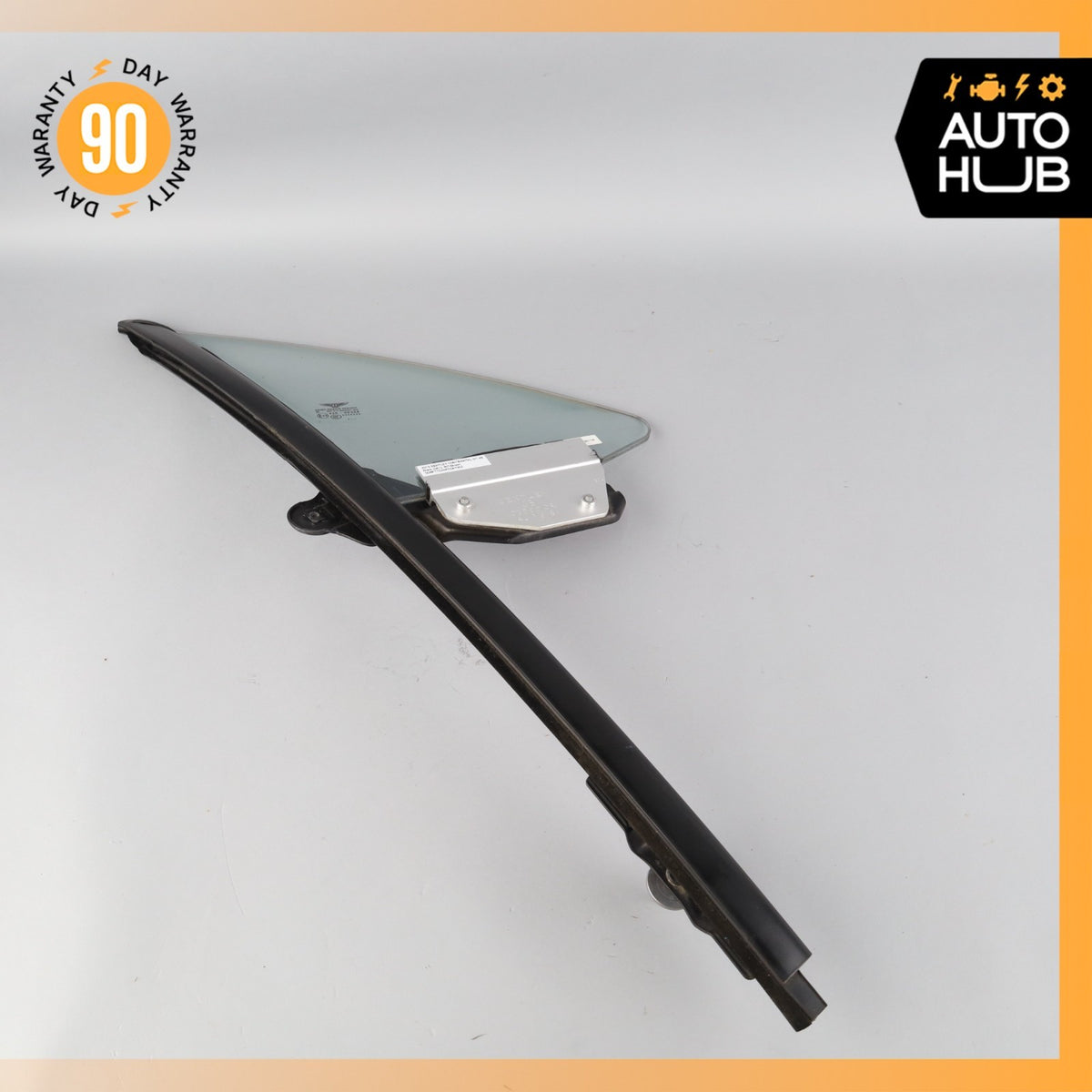 03-17 Bentley Continental GT Front Right Side Door Vent Window Glass OEM - photo 2