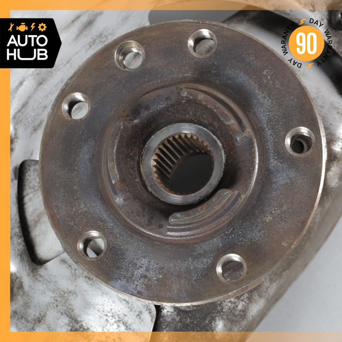 11-18 Porsche Cayenne 958 Front Right Knuckle Spindle 7P0615312B OEM - photo 5