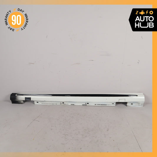 14-19 Mercedes W117 CLA45 AMG Sport Rocker Panel Side Skirt Left Side White OEM - photo 1