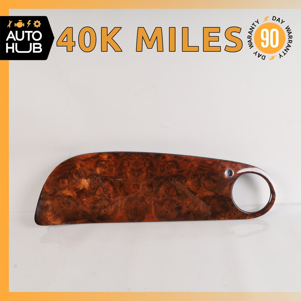 03-13 Bentley Continental GTC GT Right Dashboard Dash Trim Bezel Wood OEM 40k - photo 1