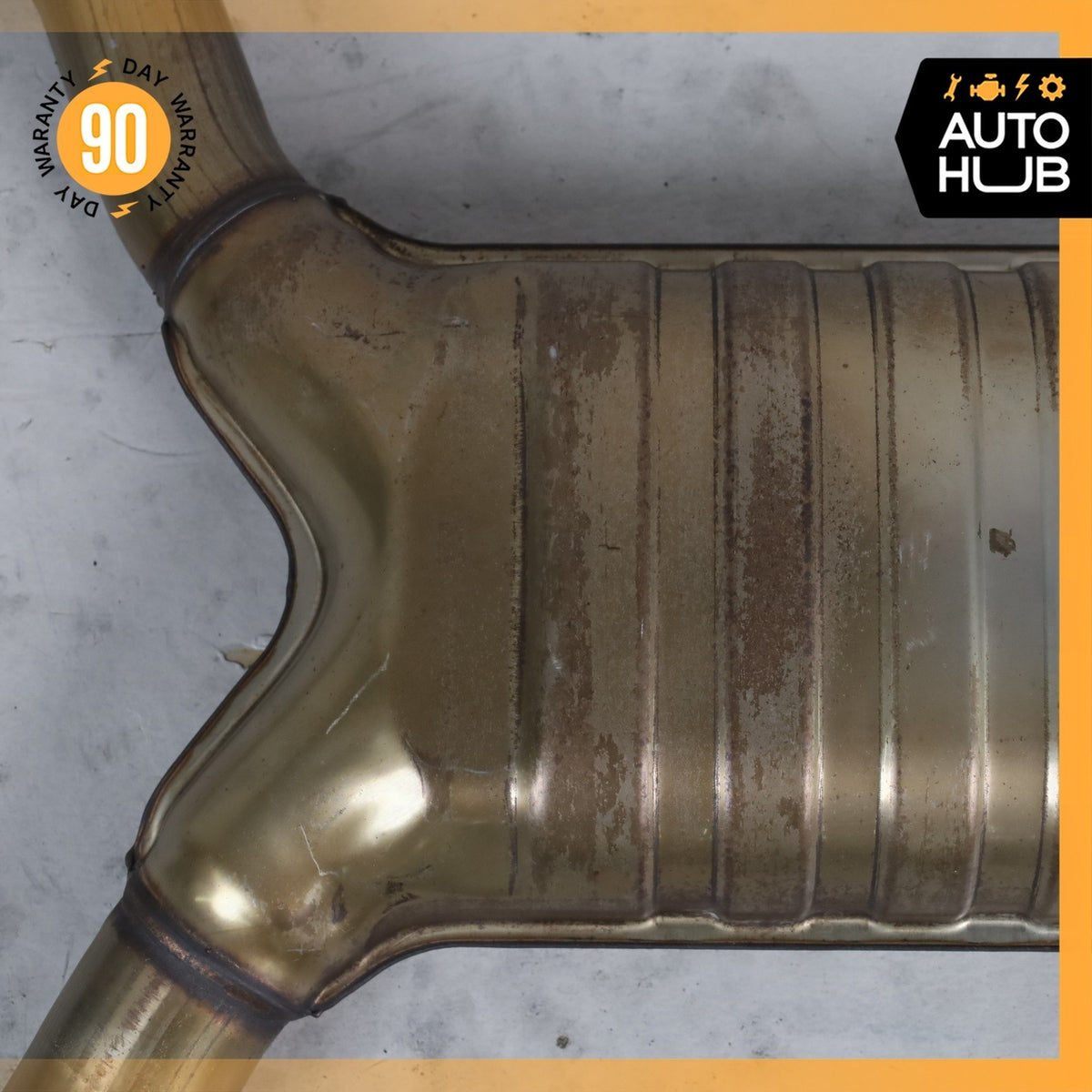 Mercedes W213 E43 AMG E450 Engine Exhaust Downpipe Center Resonator OEM 77k - photo 5