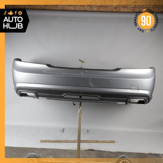 13-16 Mercedes R231 SL550 AMG Sport Rear Bumper Cover Assembly Silver OEM - photo 1