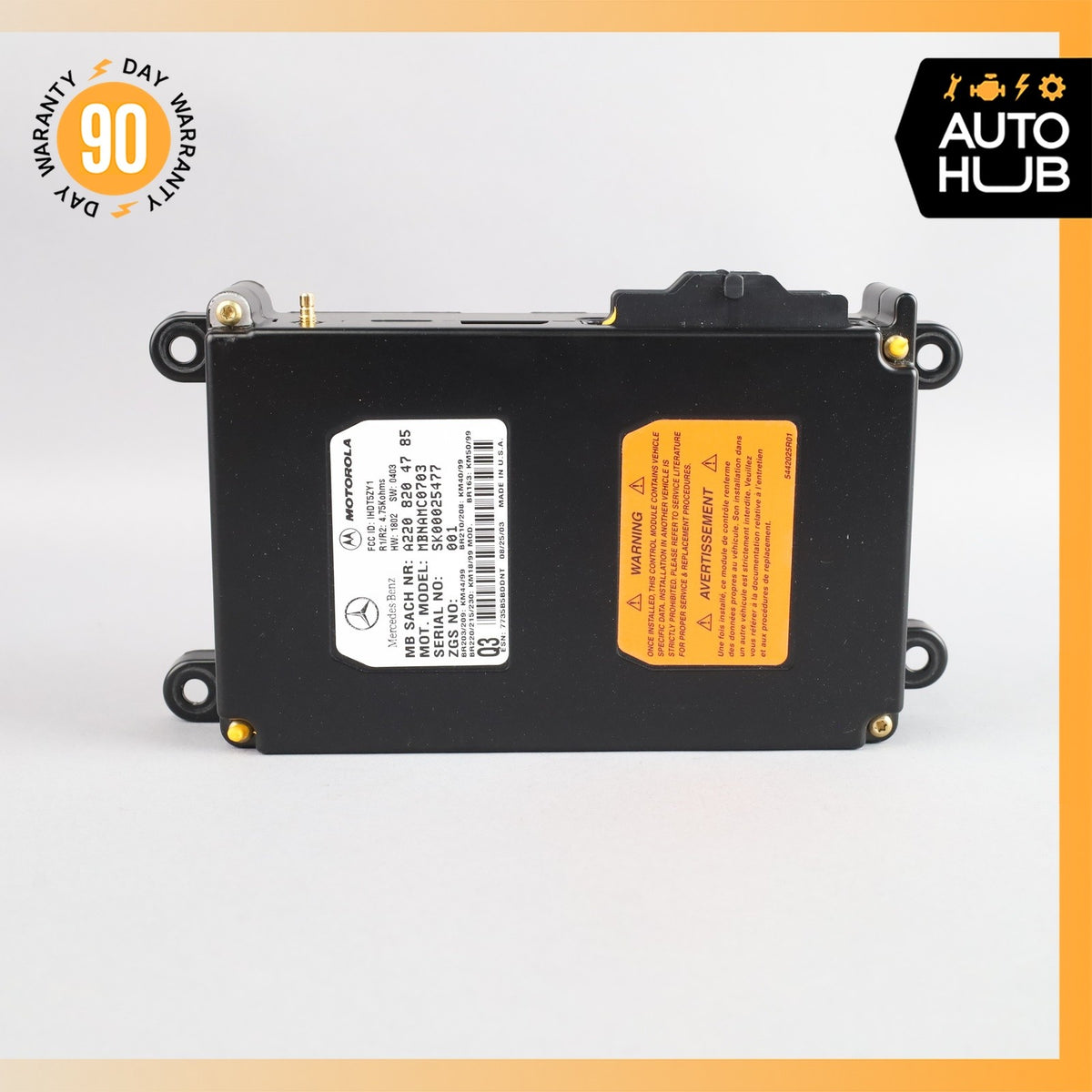 00-06 Mercedes W163 ML350 SL500 Voice Command Control Module 2208204785 OEM - photo 9