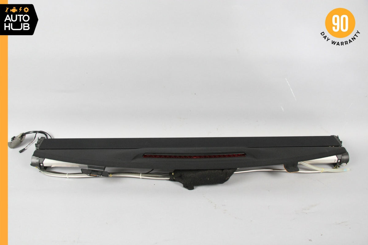 07-13 Mercedes W221 S550 Rear Window Sun Shade Screen Roller Blind w/ Trim OEM - photo 1
