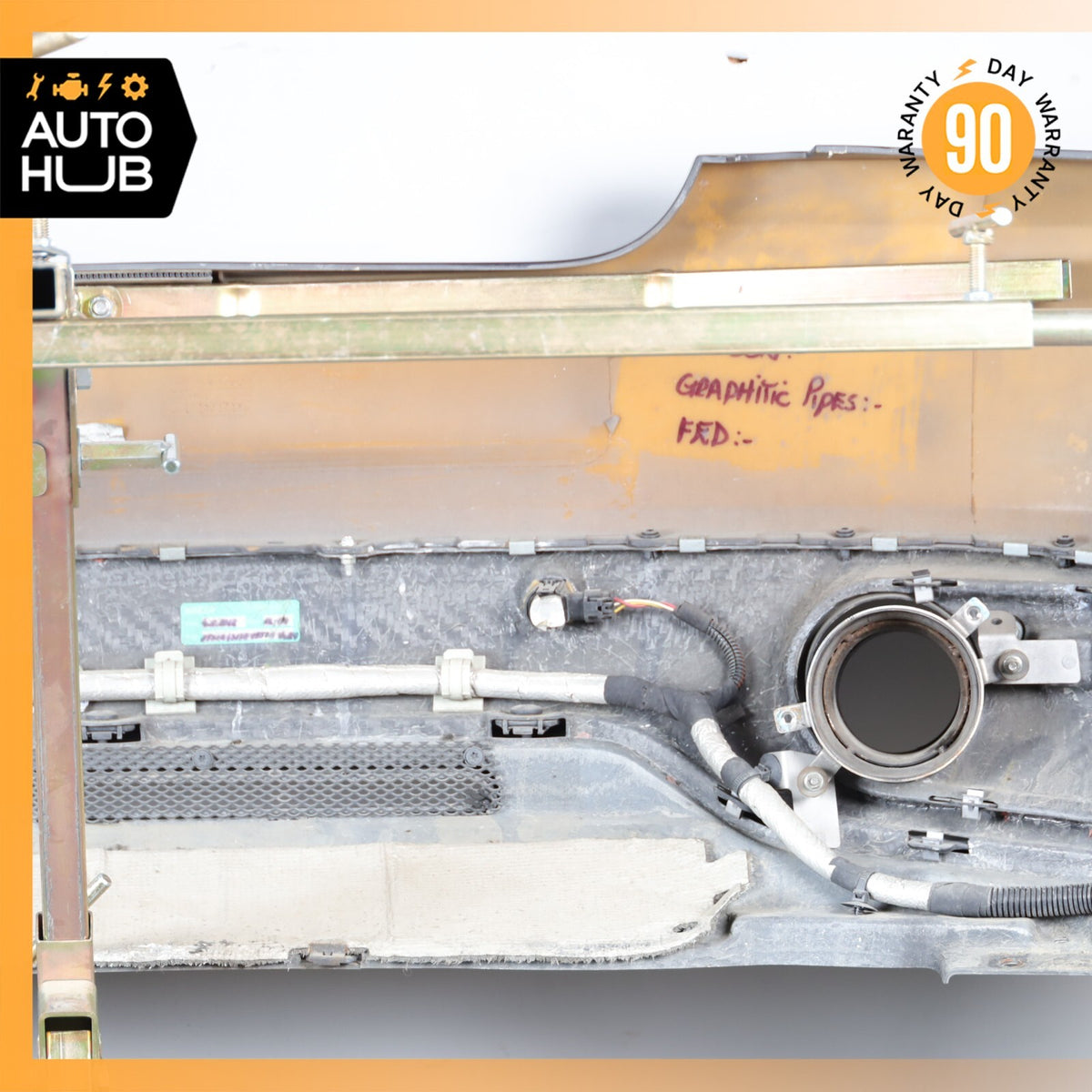 13-16 Aston Martin DB9 Rear Bumper Cover Assembly w/ Carbon Fiber Diffuser OEM - photo 21