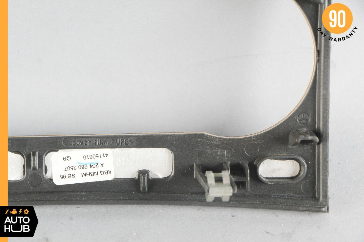 08-14 Mercedes W204 C350 C300 AC A/C Climate Control Switch Trim Bezel Wood OEM - photo 9