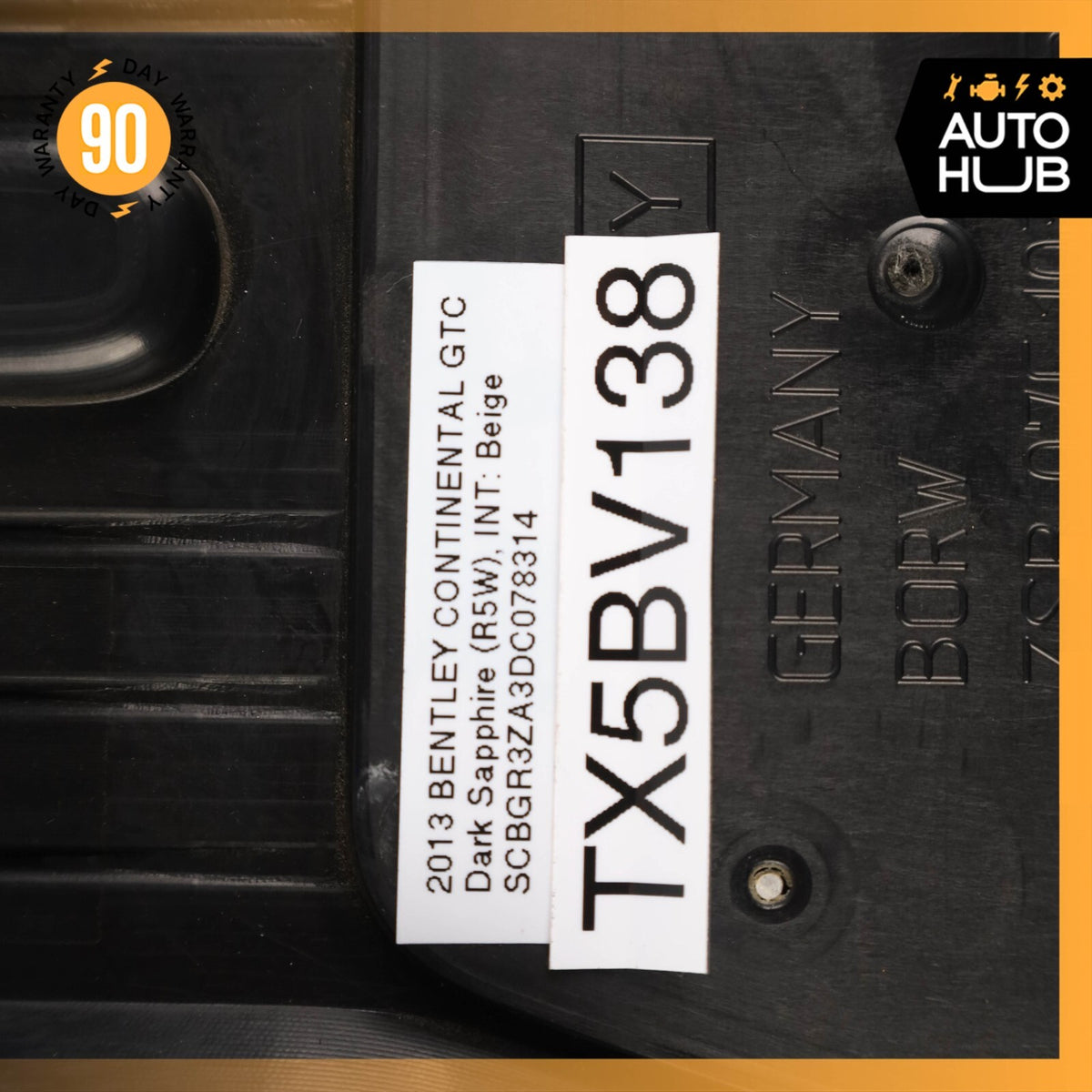 12-18 Bentley Continental GTC Flying Spur Top Center Engine Cover Plate OEM 71k - photo 15