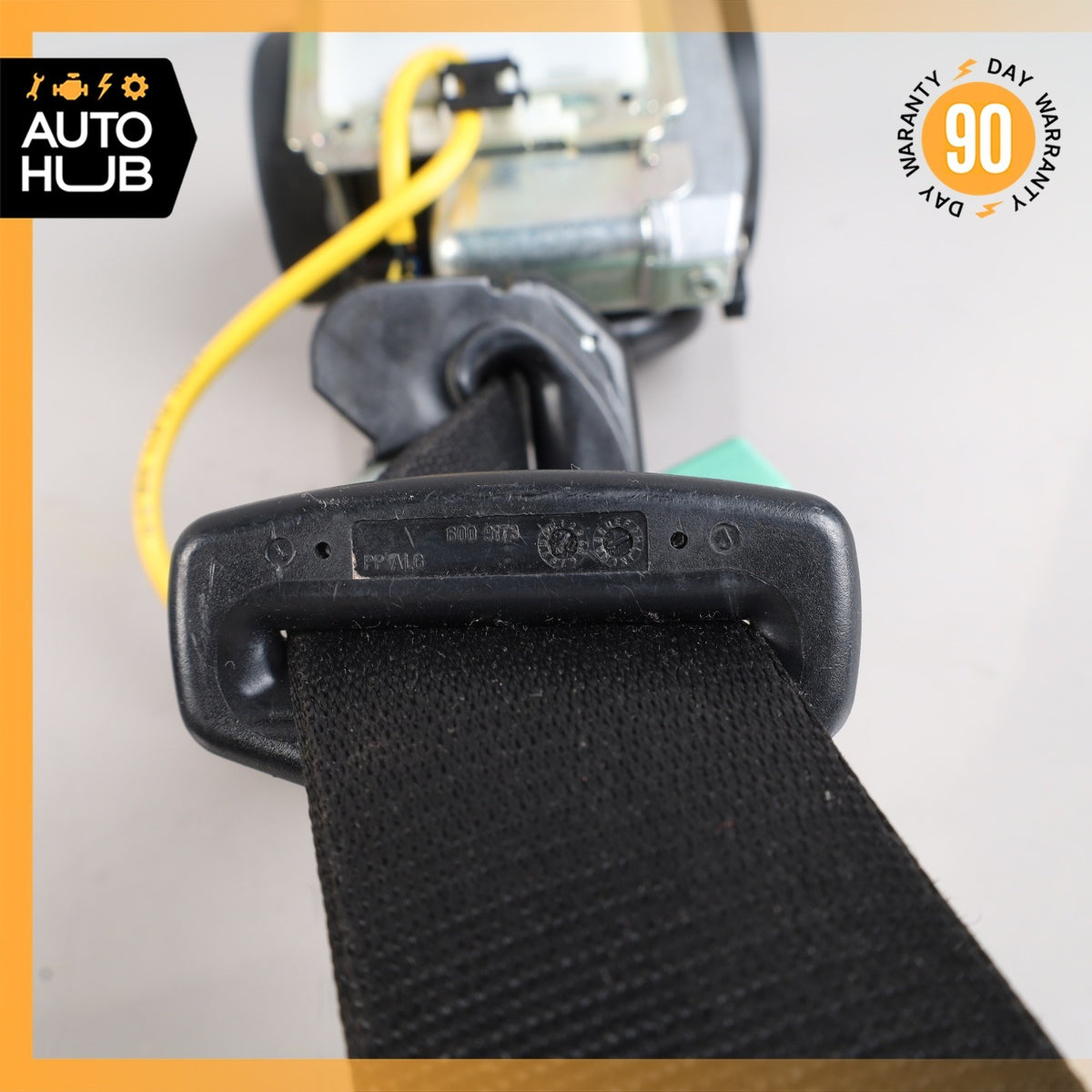 Porsche Cayenne 955 Front Left Driver Side Seat Belt Black OEM - photo 6