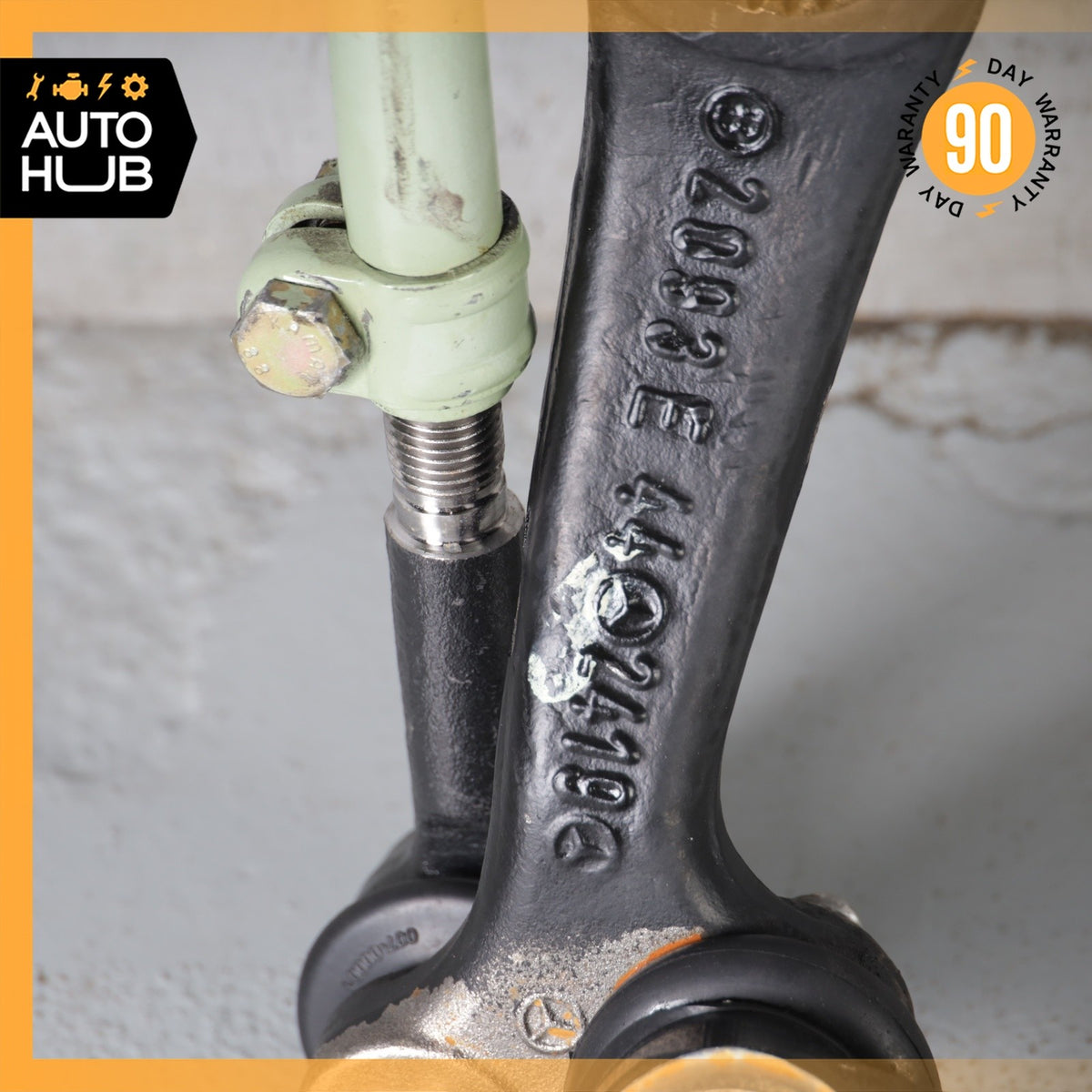 89-95 Mercedes W124 300E E320 Power Steering Rack Gear Linkage Set OEM - photo 9