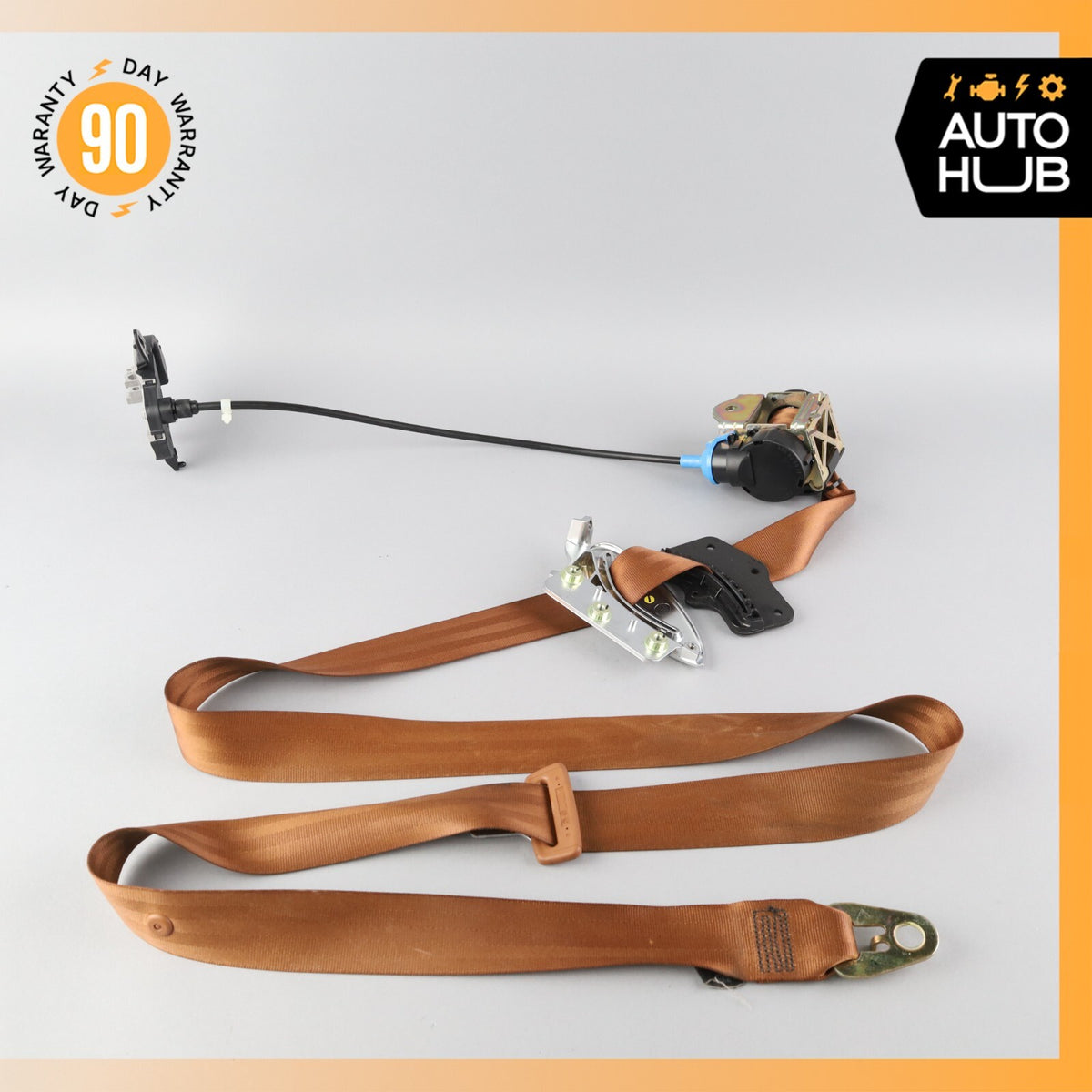 03-06 Bentley Continental GT Front Left Driver Side Seat Belt Brown OEM 53k - photo 10