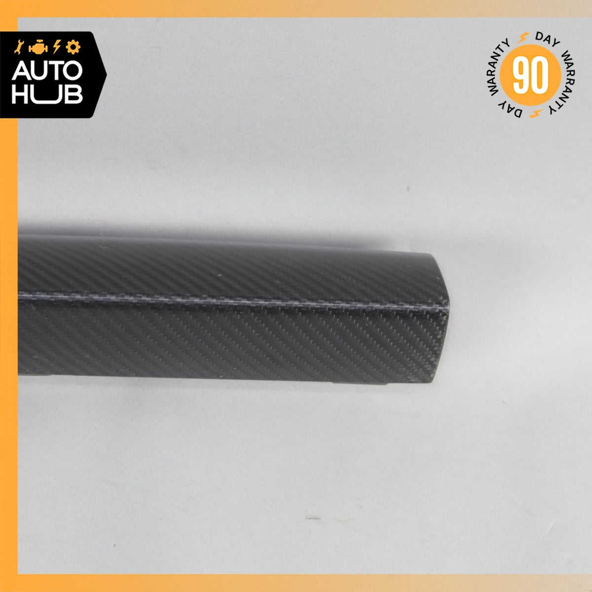 14-20 Mercedes W222 S65 Rear Right Skirt Rocker Panel Molding Trim Carbon OEM - photo 3